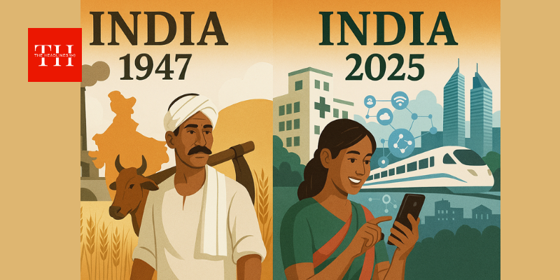 79 साल में कितना बदला भारत? इकोनॉमी, इंफ्रास्ट्रक्चर से लेकर डिजिटल इंडिया तक - पढ़िए गौरवशाली कहानी