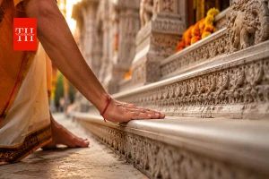 मंदिर की सीढ़ियों को छूकर क्यों करते हैं प्रणाम? जानें इसके पीछे की धार्मिक और आध्यात्मिक वजह