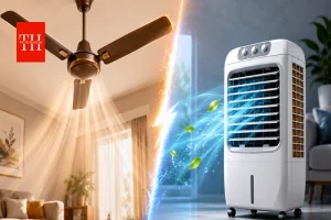 सीलिंग फैन या एयर कूलर? जानिए कौन ज्यादा बिजली बचाता है और गर्मी में कौन है बेहतर ऑप्शन